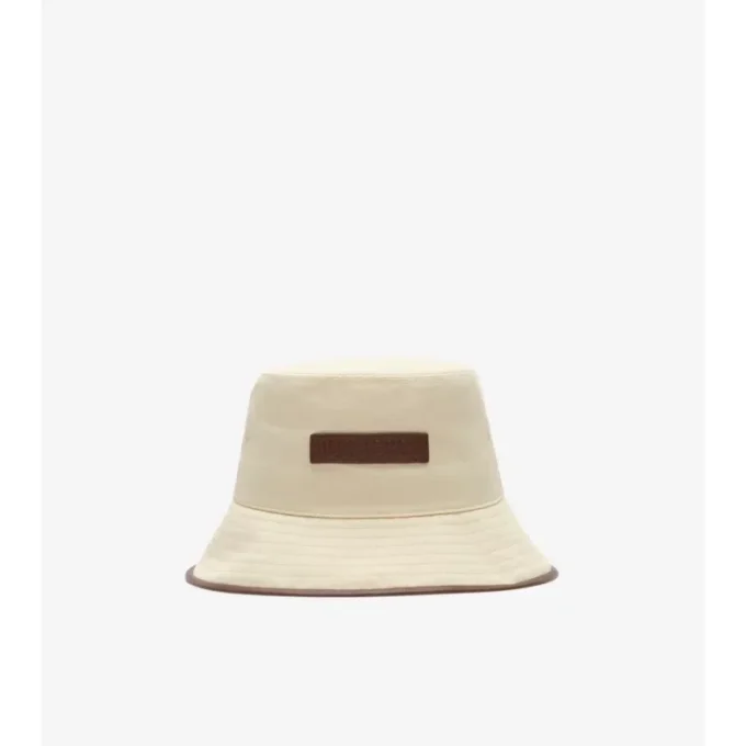 Klobouk s logem z Gabardine tkaniny Klobouk s logem z Gabardine tkaniny