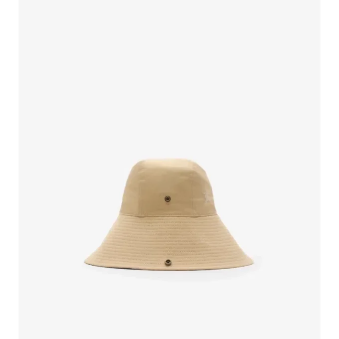 Klobouk z Gabardine s kostkovaným okrajem Klobouk z Gabardine s kostkovaným okrajem