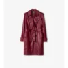 Kožený Trench Coat Kensington střední délky Kožený Trench Coat Kensington střední délky