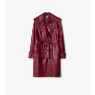 Kožený Trench Coat Kensington střední délky Kožený Trench Coat Kensington střední délky