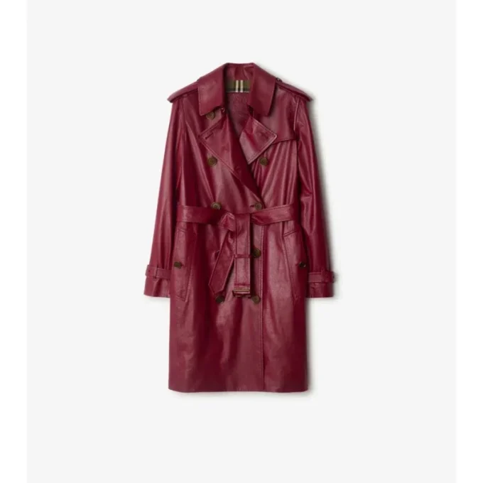Kožený Trench Coat Kensington střední délky Kožený Trench Coat Kensington střední délky