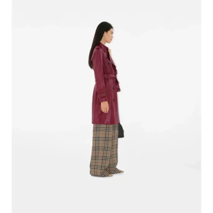 Kožený Trench Coat Kensington střední délky Kožený Trench Coat Kensington střední délky