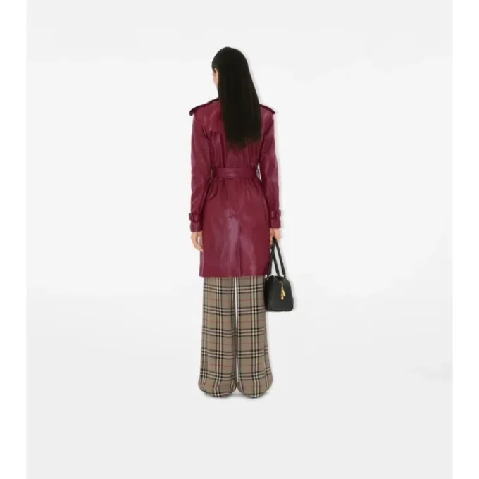 Kožený Trench Coat Kensington střední délky Kožený Trench Coat Kensington střední délky