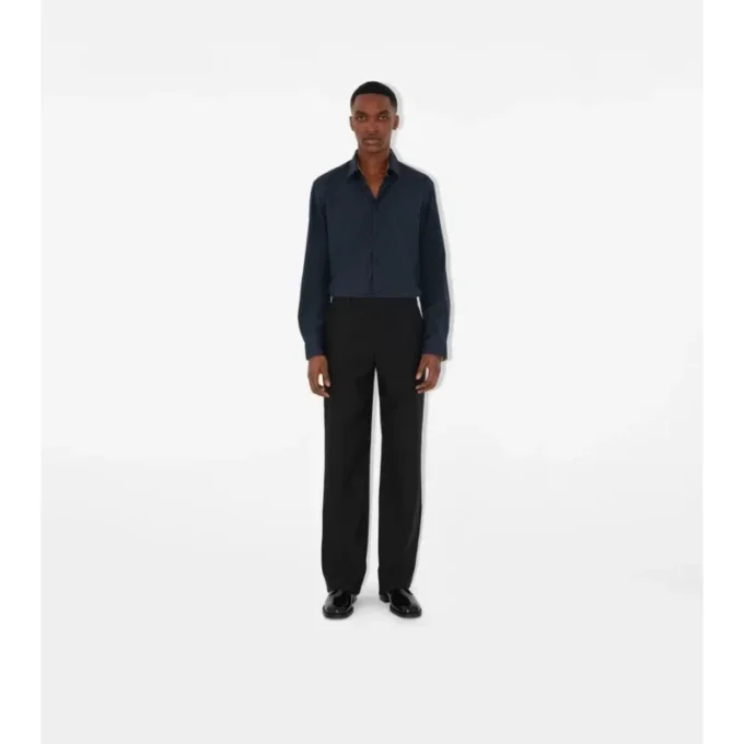 Košile ze strečové bavlny se slim fit střihem