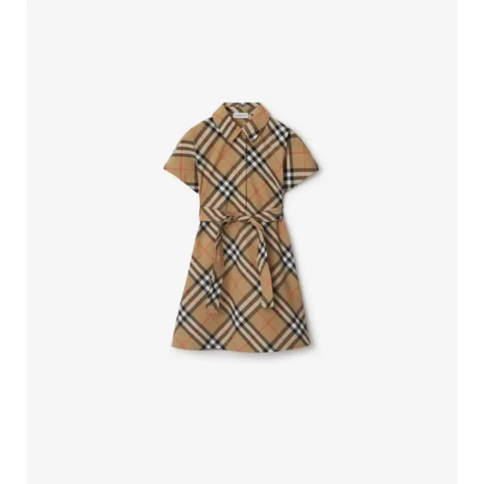 Kostkované bavlněné šaty Kostkované bavlněné šaty