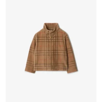 Kostkovaná manšestrová bunda Harrington