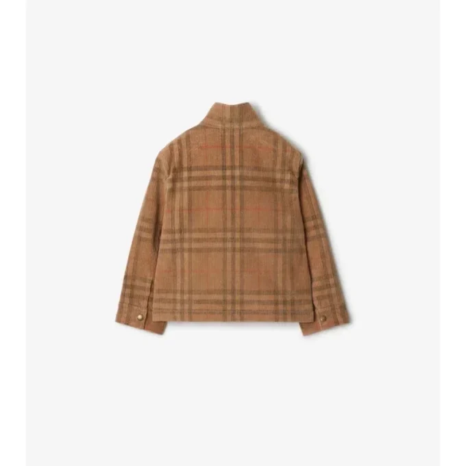 Kostkovaná manšestrová bunda Harrington Kostkovaná manšestrová bunda Harrington