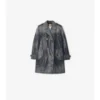 Krátký Denim Trench Coat