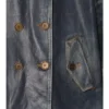 Krátký Denim Trench Coat