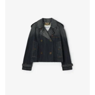 Krátká Denim trenčkotová bunda Mayfair