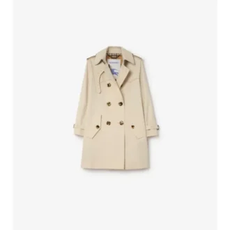 Krátký gabardénový Trenč Coat Summerside 