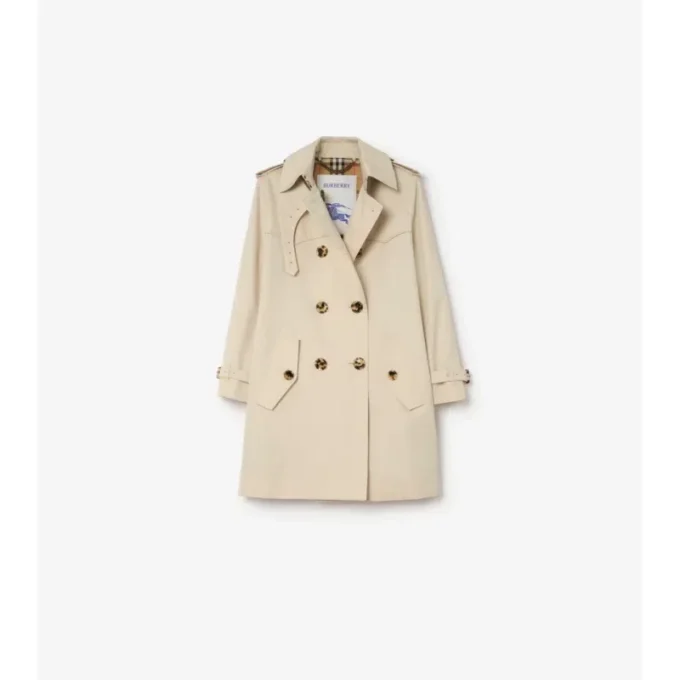 Krátký gabardénový Trenč Coat Summerside Krátký gabardénový Trenč Coat Summerside