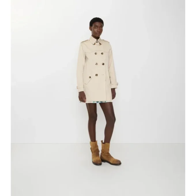 Krátký gabardénový Trenč Coat Summerside Krátký gabardénový Trenč Coat Summerside