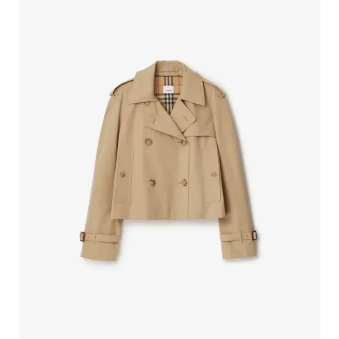 Krátká gabardénová trenčkotová bunda Mayfair Krátká gabardénová trenčkotová bunda Mayfair