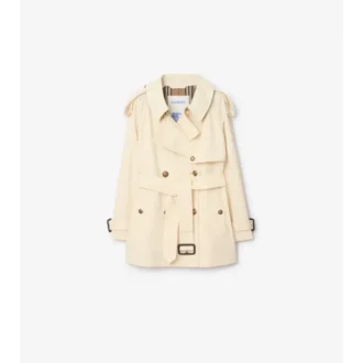 Krátký lehký bavlněný Fitzrovia Trench Coat Krátký lehký bavlněný Fitzrovia Trench Coat