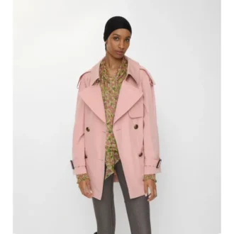 Krátký lehký bavlněný Fitzrovia Trench Coat