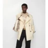 Krátký lehký bavlněný Fitzrovia Trench Coat Krátký lehký bavlněný Fitzrovia Trench Coat