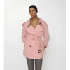 Krátký lehký bavlněný Fitzrovia Trench Coat Krátký lehký bavlněný Fitzrovia Trench Coat