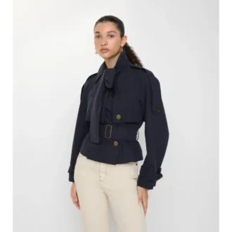 Krátký plátěný Trench Coat Trerose Krátký plátěný Trench Coat Trerose