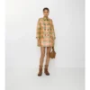 Krátký Trench Coat Summerside s kostkovaným potiskem a efektem rafie Krátký Trench Coat Summerside s kostkovaným potiskem a efektem rafie