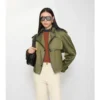 Krátký Trench Coat z nylonové směsi