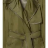 Krátký Trench Coat z nylonové směsi