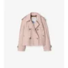Krátká trenčkotová bunda Mayfair z Tropical Gabardine Krátká trenčkotová bunda Mayfair z Tropical Gabardine