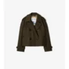Krátká trenčkotová bunda Mayfair z Tropical Gabardine Krátká trenčkotová bunda Mayfair z Tropical Gabardine