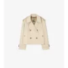 Krátká trenčkotová bunda Mayfair z Tropical Gabardine Krátká trenčkotová bunda Mayfair z Tropical Gabardine