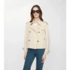 Krátká trenčkotová bunda Mayfair z Tropical Gabardine Krátká trenčkotová bunda Mayfair z Tropical Gabardine