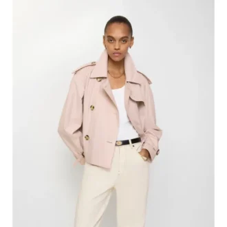 Krátká trenčkotová bunda Mayfair z Tropical Gabardine