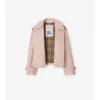 Krátká trenčkotová bunda Mayfair z Tropical Gabardine Krátká trenčkotová bunda Mayfair z Tropical Gabardine