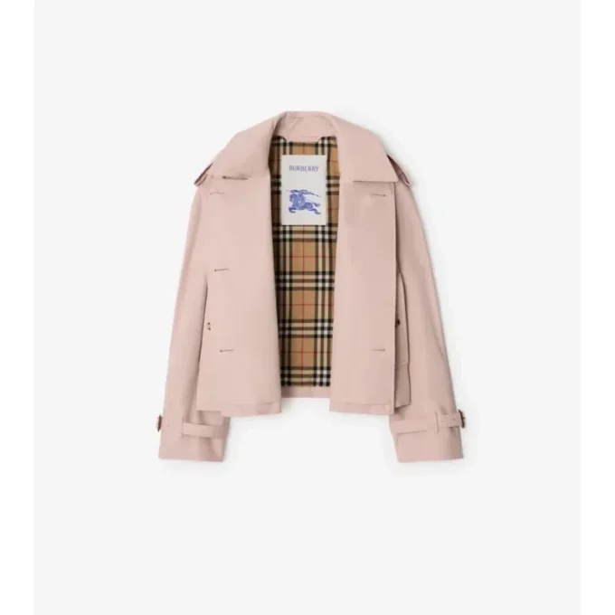 Krátká trenčkotová bunda Mayfair z Tropical Gabardine Krátká trenčkotová bunda Mayfair z Tropical Gabardine