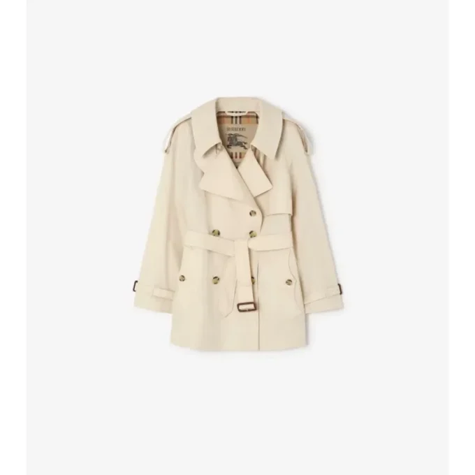 Krátký Tropical Gabardine Trench Coat Fitzrovia Krátký Tropical Gabardine Trench Coat Fitzrovia