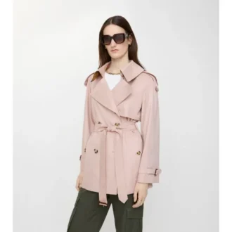 Krátký Tropical Gabardine Trench Coat Fitzrovia