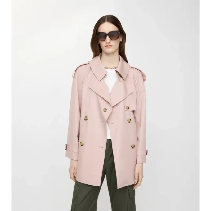 Krátký Tropical Gabardine Trench Coat Fitzrovia Krátký Tropical Gabardine Trench Coat Fitzrovia