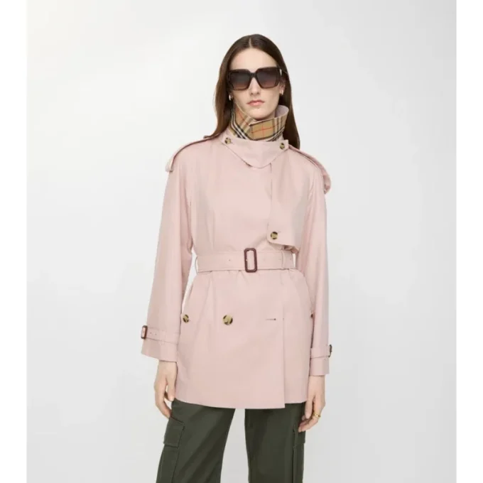 Krátký Tropical Gabardine Trench Coat Fitzrovia Krátký Tropical Gabardine Trench Coat Fitzrovia