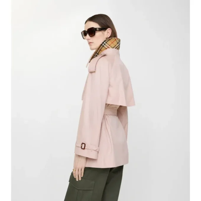 Krátký Tropical Gabardine Trench Coat Fitzrovia Krátký Tropical Gabardine Trench Coat Fitzrovia