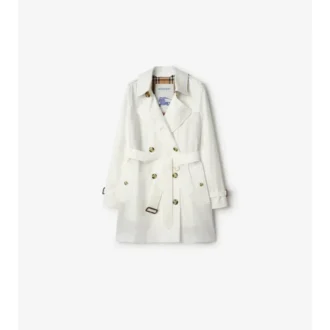Krátký Tropical Gabardine Trench Coat Kensington