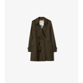 Krátký Tropical Gabardine Trench Coat Kensington