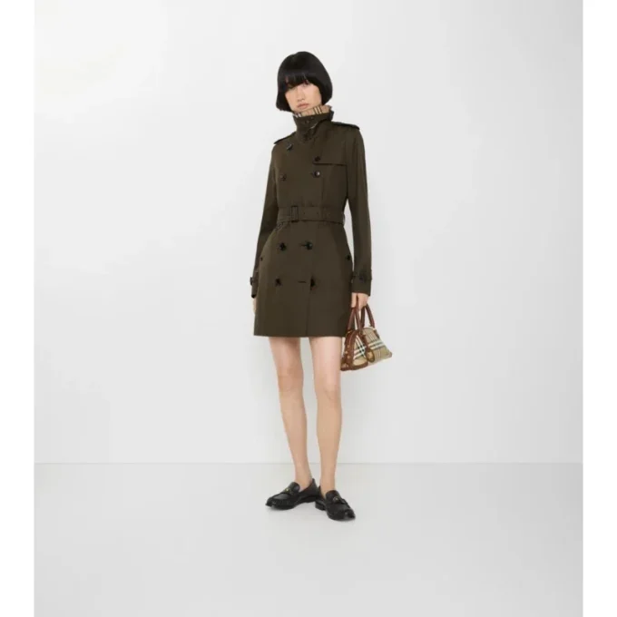 Krátký Tropical Gabardine Trench Coat Kensington Krátký Tropical Gabardine Trench Coat Kensington