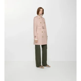 Krátký Tropical Gabardine Trench Coat Kensington