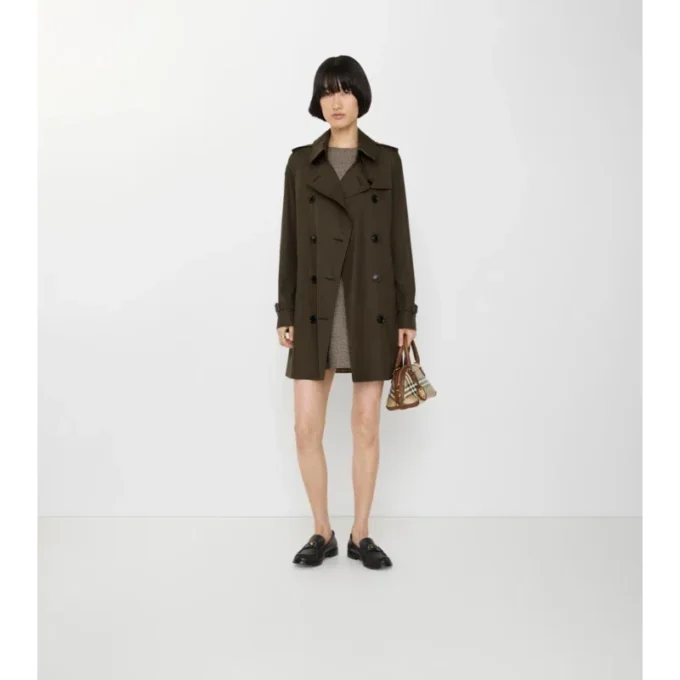 Krátký Tropical Gabardine Trench Coat Kensington Krátký Tropical Gabardine Trench Coat Kensington