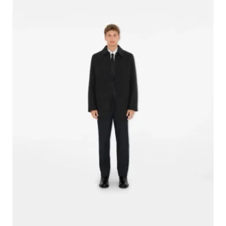 Krátký vlněný Car Coat
