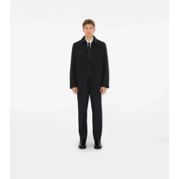 Krátký vlněný Car Coat Krátký vlněný Car Coat
