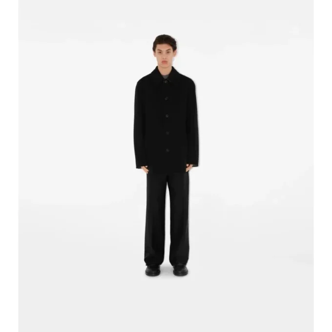 Krátký vlněný Car Coat
