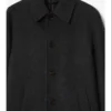 Krátký vlněný Car Coat Krátký vlněný Car Coat