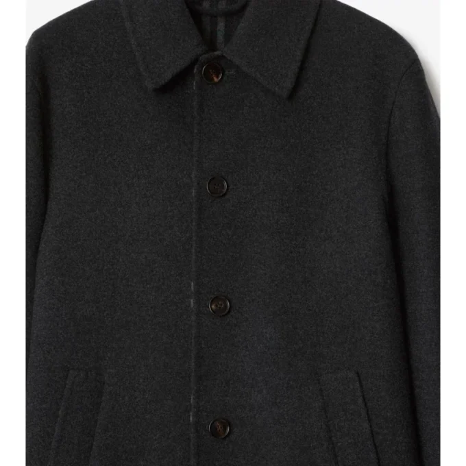 Krátký vlněný Car Coat Krátký vlněný Car Coat
