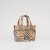 Logo Appliqua Vintage Check E-Canvas Tote Logo Appliqua Vintage Check E-Canvas Tote