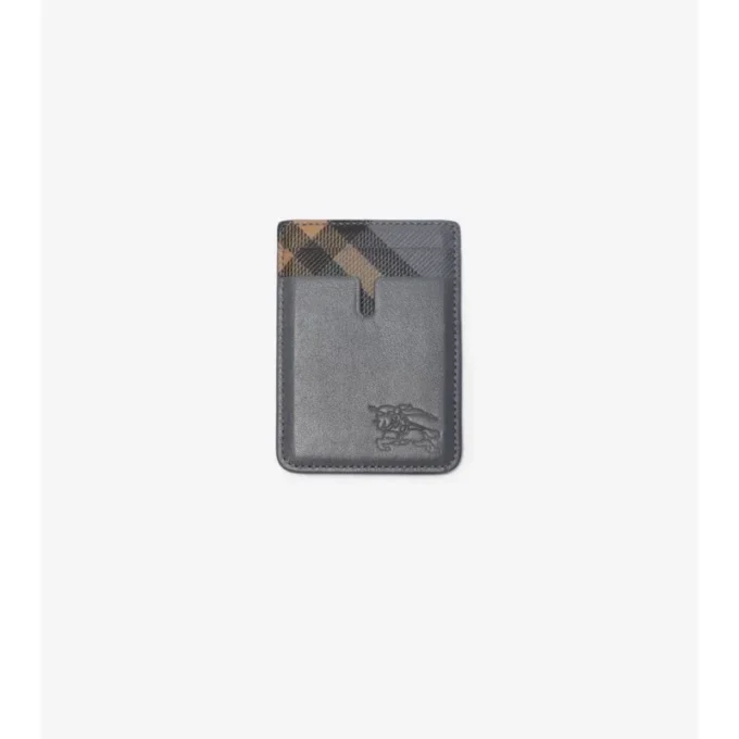 Magnetické pouzdro na karty s kostkovaným vzorem Magnetické pouzdro na karty s kostkovaným vzorem